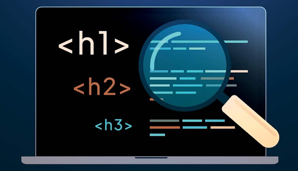 H-tags - H1, H2, H3 vist med HTML. Berit Bai